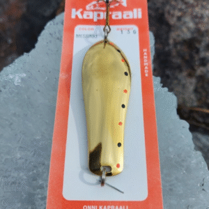Kapraali lusikkauistin messinki (13 g ja 10 g) ja kupari (9 g ja 8 g)
