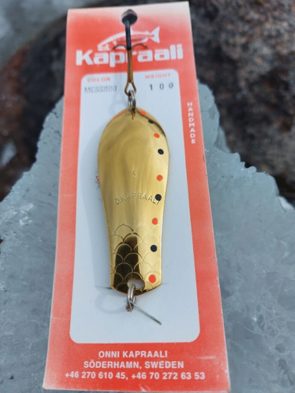 Kapraali lusikkauistin messinki (13 g ja 10 g) ja kupari (9 g ja 8 g) - Image 3