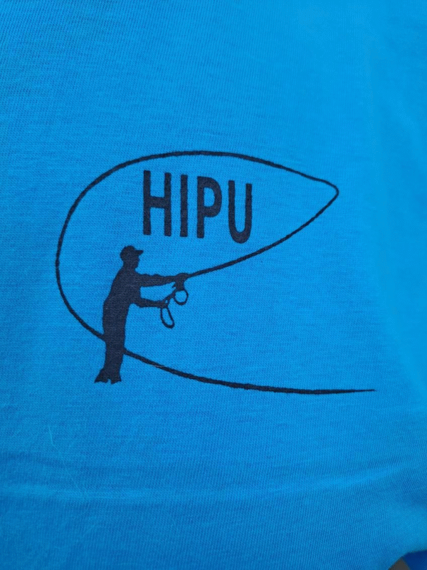 Hipu turkoosi t-paita logolla 100 % puuvillaa - Image 6